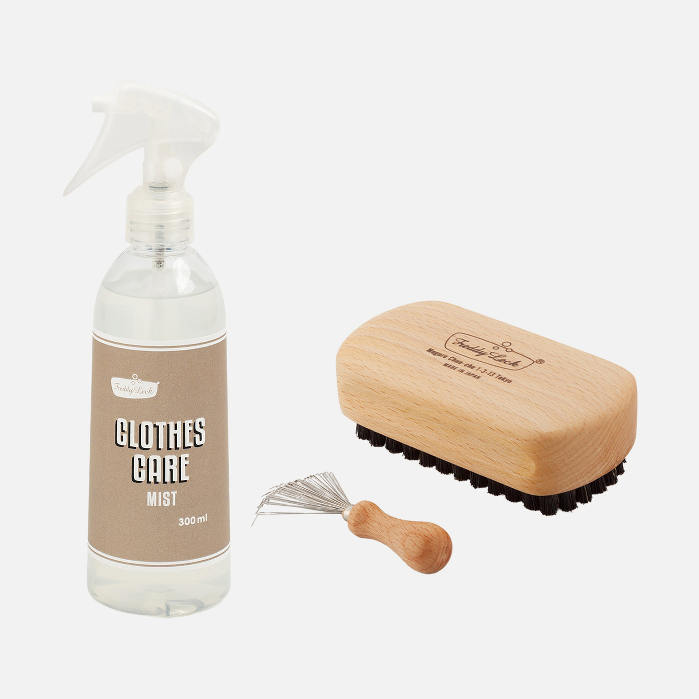 【11/21～HOLIDAY CAMPAIGN】クロスケアミスト＋毛玉取り用クロスブラシ ハード